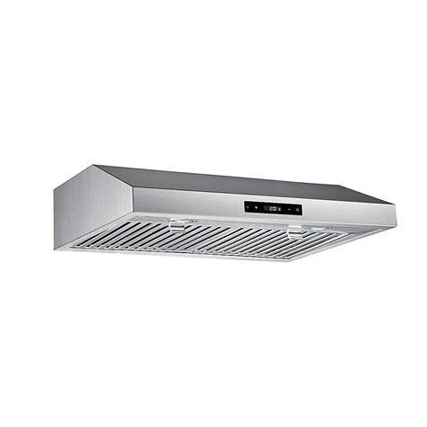 vissani under cabinet range hood in stainless steel|vissani range hood 30 inch.